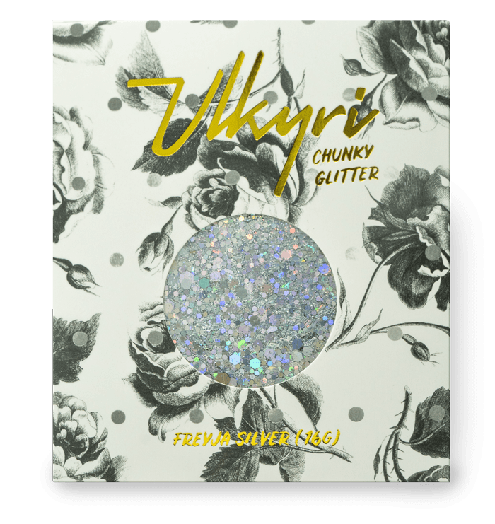 VLKYRI Silver Chunky Glitter